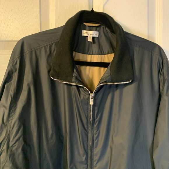 Peter Millar Hartford Jacket Men's Size XL Navy Blue Full Zip Golf Outdoors - Picture 3 of 8